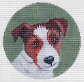 click here to view larger image of Jack Russell Terrier Ornament (hand painted canvases)