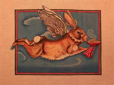 click here to view larger image of Angel Hare Pasta (hand painted canvases)