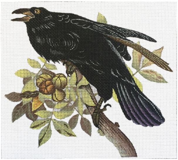 click here to view larger image of Vintage Raven (hand painted canvases)