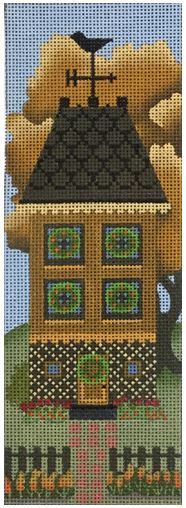 click here to view larger image of Ochre Autumn House (hand painted canvases)