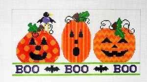 click here to view larger image of Boo Boo Boo with Stitch Guide (hand painted canvases)