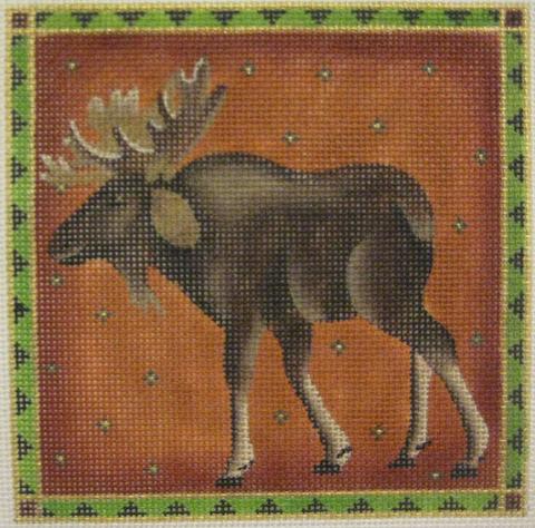 click here to view larger image of Handsome Moose - 18M (hand painted canvases)