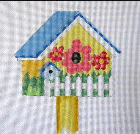 click here to view larger image of April - Spring Birdhouse (hand painted canvases)