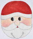 click here to view larger image of Jimgle Bell Santa   (hand painted canvases)