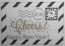 click here to view larger image of Mini New Year Letter (hand painted canvases)