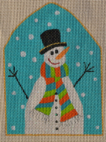 click here to view larger image of Let It Snowman (hand painted canvases)