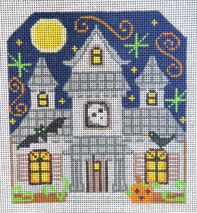 click here to view larger image of Grey Haunted House (hand painted canvases)