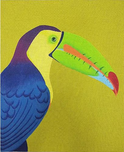 click here to view larger image of Toucan Portrait - 13M (hand painted canvases)