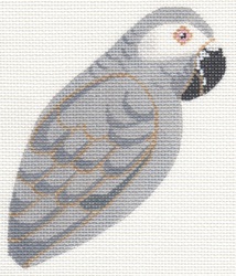 click here to view larger image of African Gray Parrot (hand painted canvases)