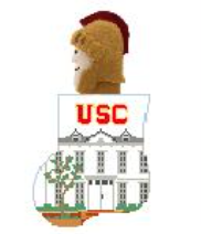click here to view larger image of USC w/Knight (hand painted canvases)