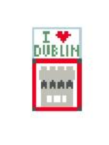 click here to view larger image of I Love Dublin (hand painted canvases)