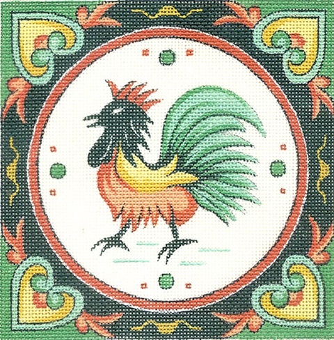 click here to view larger image of Italian Rooster (hand painted canvases)