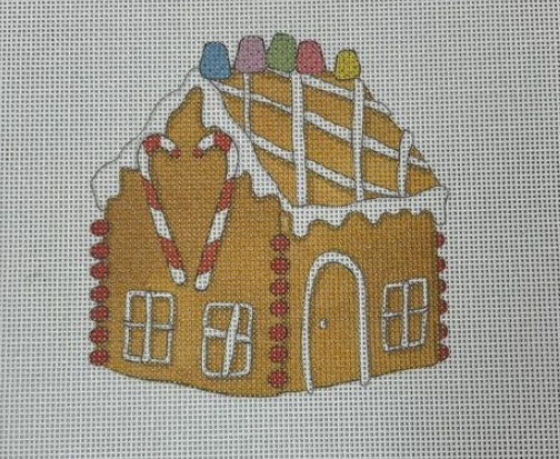 click here to view larger image of Gingerbread House (hand painted canvases)