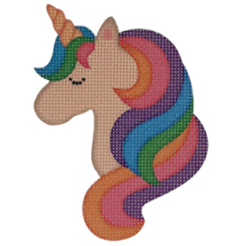 click here to view larger image of Rainbow Unicorn (printed canvas)
