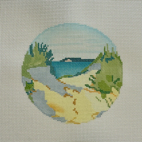 click here to view larger image of Sleeping Bear Dunes Ornament (hand painted canvases)