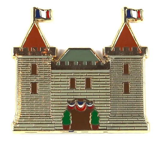 click here to view larger image of Enamel Magnet French Chateau (accessories)
