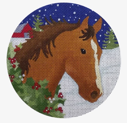 click here to view larger image of Winter Horse (hand painted canvases)