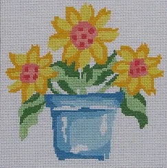 click here to view larger image of Simply Summer - Sunflowers (hand painted canvases)