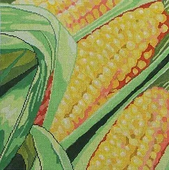 click here to view larger image of Farmers Market - Corn (hand painted canvases)