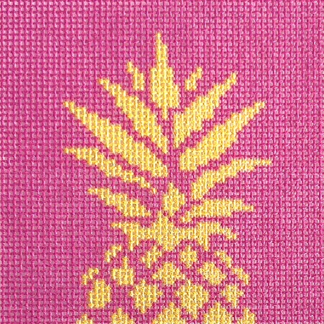 click here to view larger image of Pineapple Stencil Insert/Pink (printed canvas)