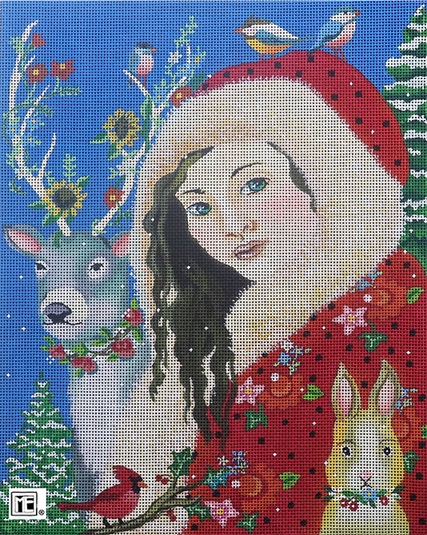 click here to view larger image of Christmas Princess (hand painted canvases)