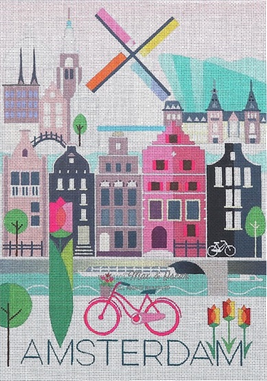 click here to view larger image of Amsterdam (hand painted canvases)