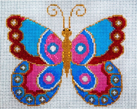 click here to view larger image of Butterfly - B-326 (hand painted canvases)