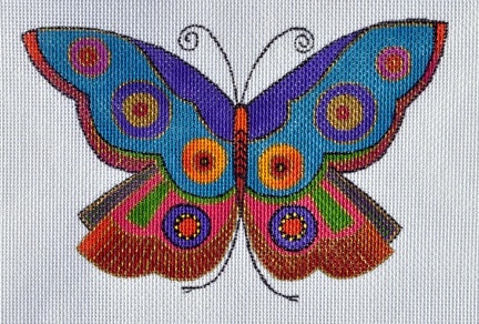 click here to view larger image of Summer Butterfly (hand painted canvases)