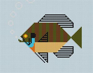 click here to view larger image of Blue Gill (hand painted canvases)