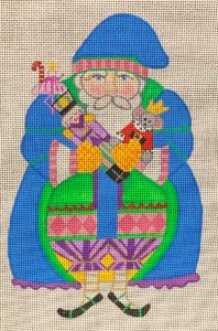 click here to view larger image of Nutcracker Santa  (hand painted canvases)