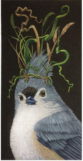click here to view larger image of Delilah Titmouse (hand painted canvases)