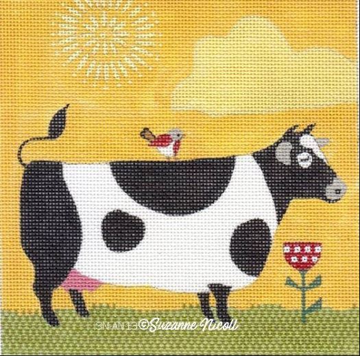 click here to view larger image of Farm Cow (hand painted canvases)