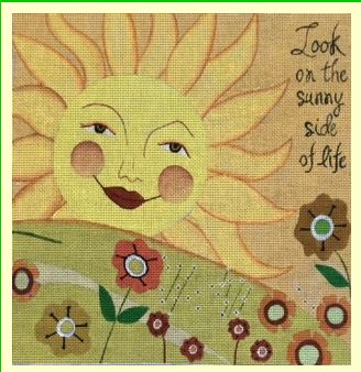 click here to view larger image of Sunny Side (hand painted canvases)
