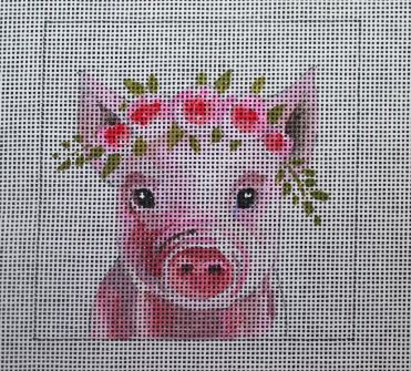 click here to view larger image of Insert - Baby Pig (hand painted canvases)