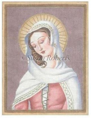 click here to view larger image of Our Lady of Sacred Heart (hand painted canvases)