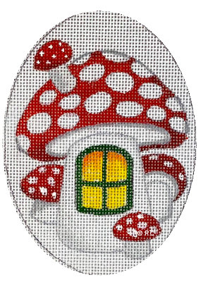 click here to view larger image of Mushroom (hand painted canvases)