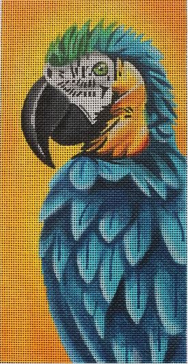 click here to view larger image of Bruce the Blue Parrot (hand painted canvases)