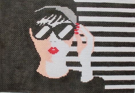 click here to view larger image of Audrey Bag (hand painted canvases)