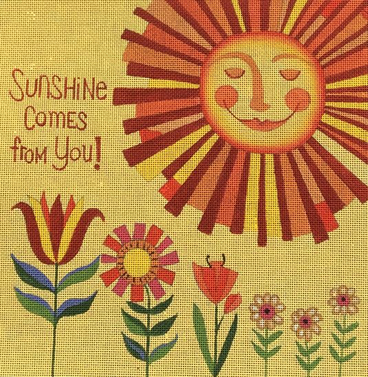 click here to view larger image of Sunshine (hand painted canvases)