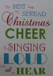 click here to view larger image of Spread Christmas Cheer (hand painted canvases)