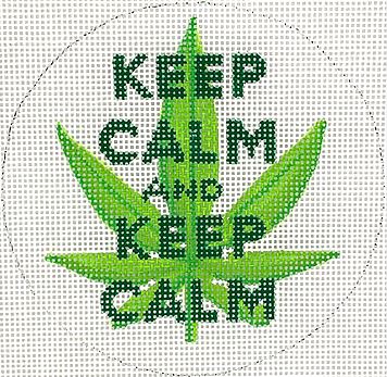 click here to view larger image of Keep Calm and Keep Calm (hand painted canvases 2)