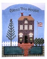click here to view larger image of Bless this House (hand painted canvases)
