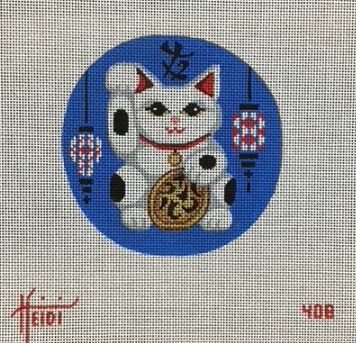 click here to view larger image of Lucky Cat (hand painted canvases)