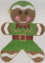 click here to view larger image of Gingerbread  Elf Boy (hand painted canvases)