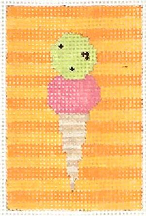 click here to view larger image of PDQ (Pretty Darn Quick) Kit - Ice Cream Cone (needlepoint kits)