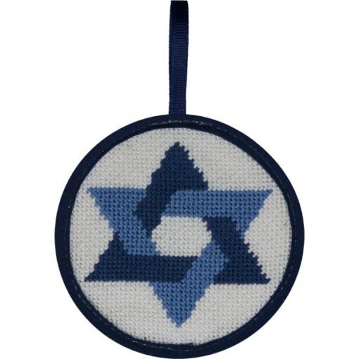 click here to view larger image of Star of David Ornament (needlepoint kits)