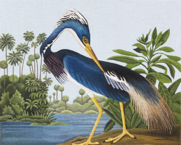 click here to view larger image of Audoban Heron (hand painted canvases)