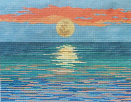 click here to view larger image of Moonrise (hand painted canvases)