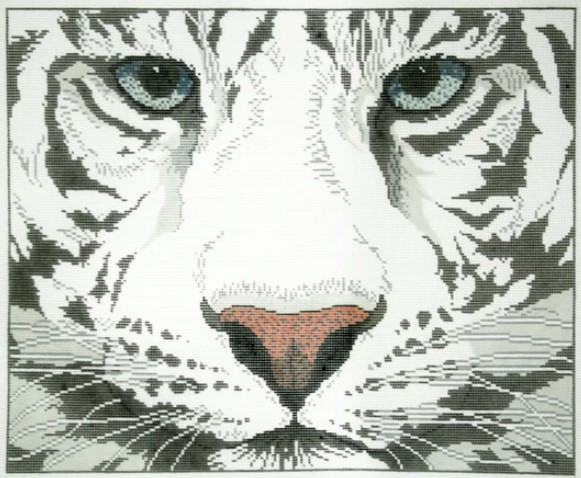 click here to view larger image of White Tiger (hand painted canvases)