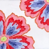 click here to view larger image of Flaming Poppy (hand painted canvases)